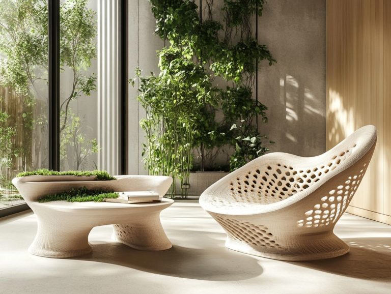 The Environmental Impact of 3D-Printed Furniture