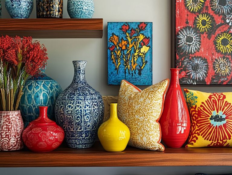 The Impact of Color in Decorative Items