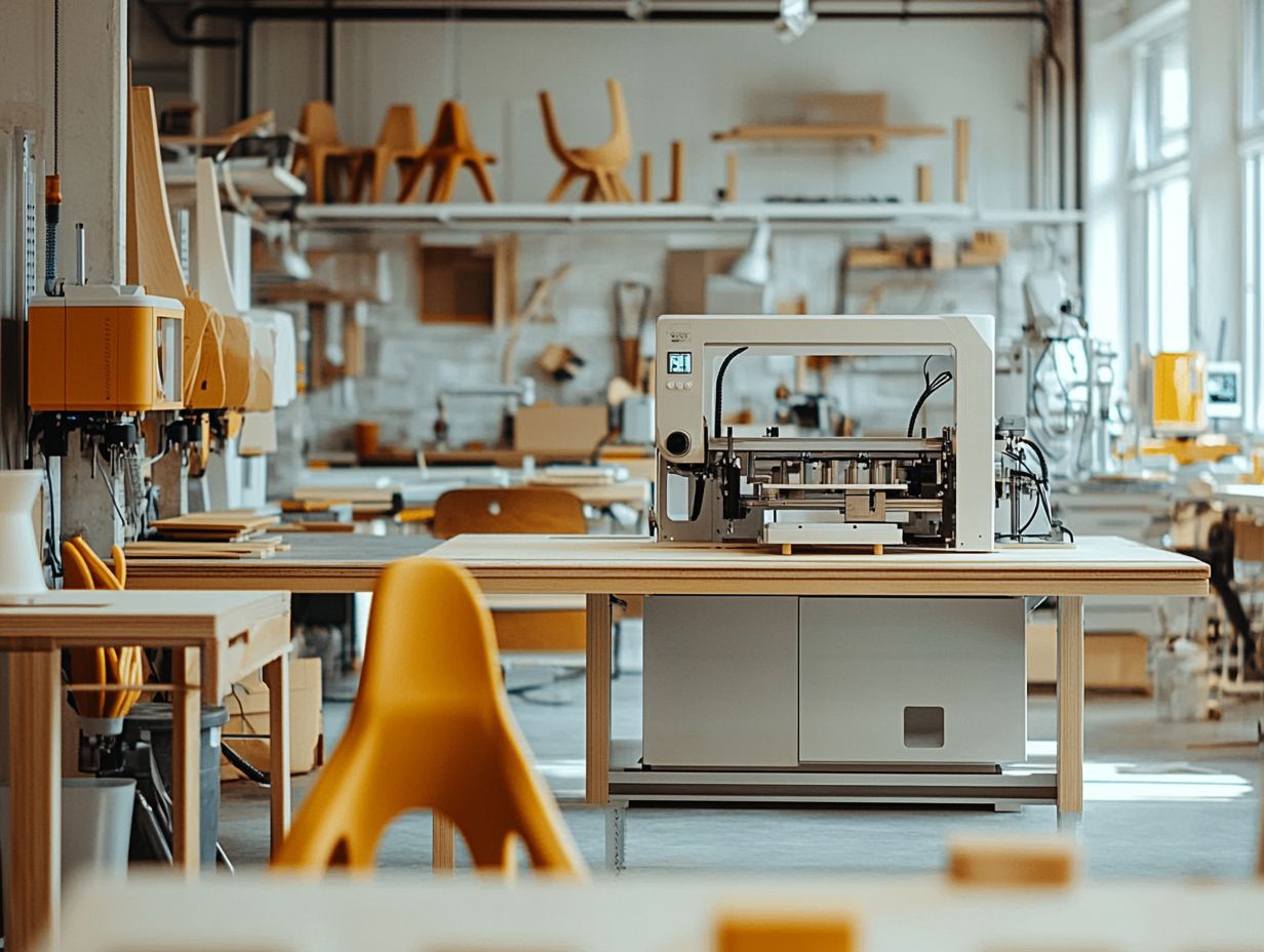 1. What s the process for creating 3D-printed furniture?