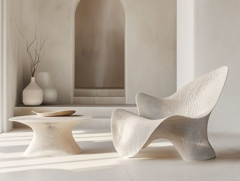 The Rise of 3D-Printed Furniture: An Overview