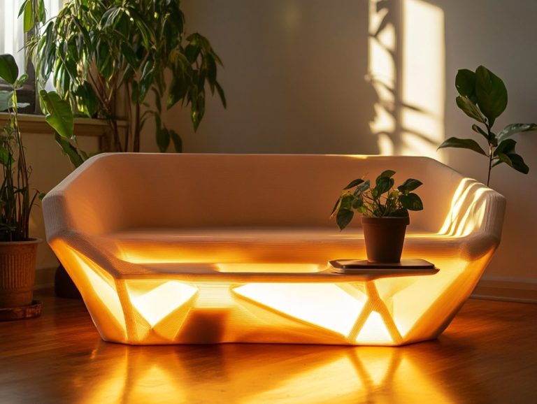 The Role of 3D-Printed Furniture in Sustainable Living