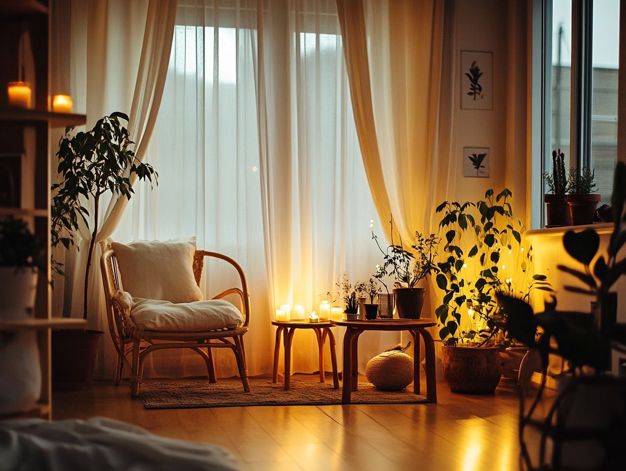 What types of lighting are recommended in Feng Shui?