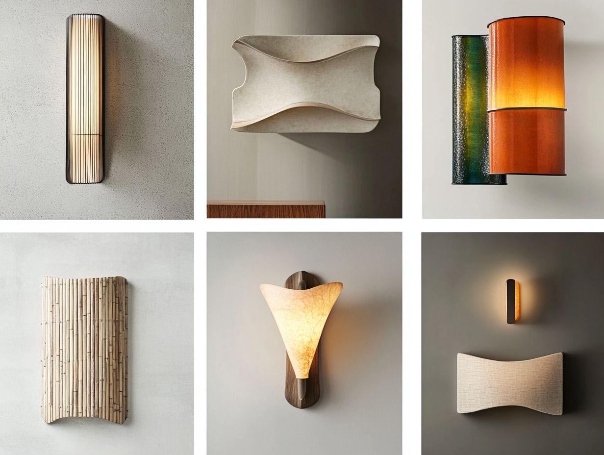 Visual representation of the top 7 wall sconces for any room.