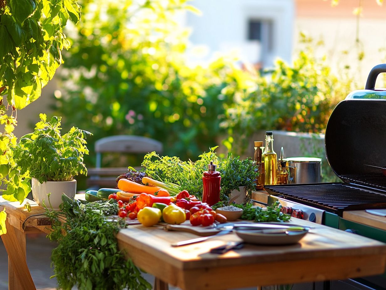 Image depicting various top kitchen accessories for outdoor cooking