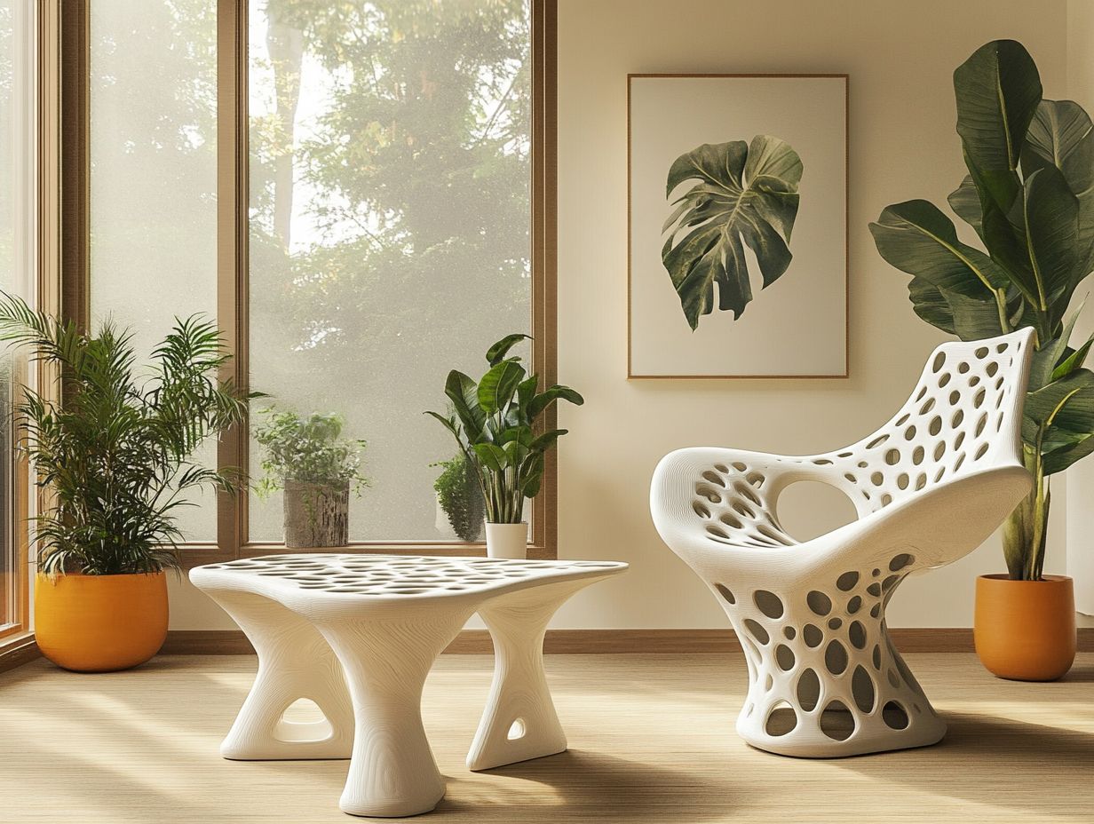 Types of Materials Used in 3D Printing for furniture