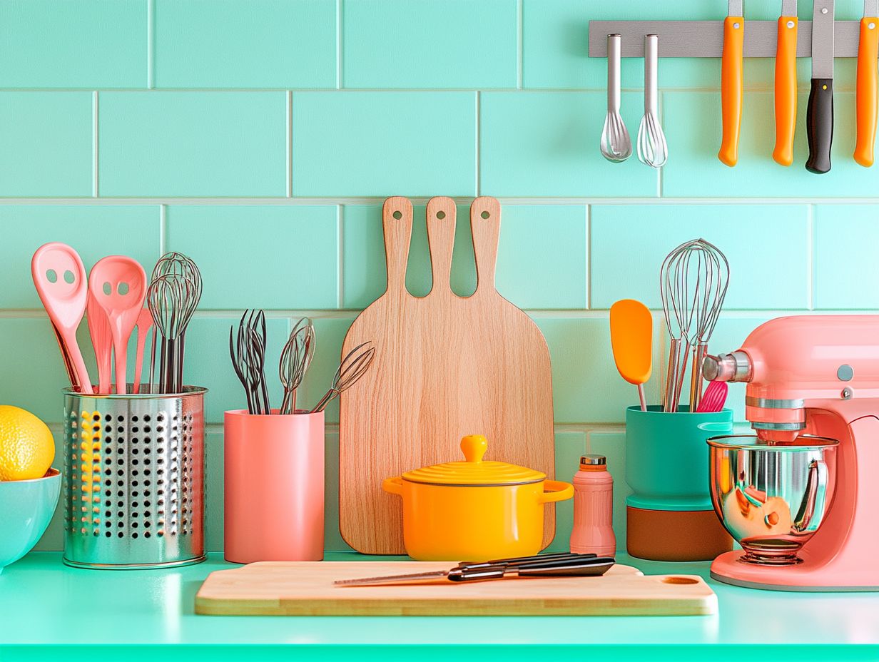 Image showcasing frequently asked questions about kitchen accessories