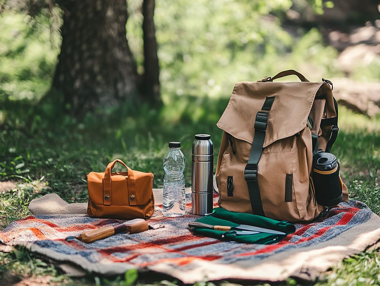 An example of must-have outdoor accessories