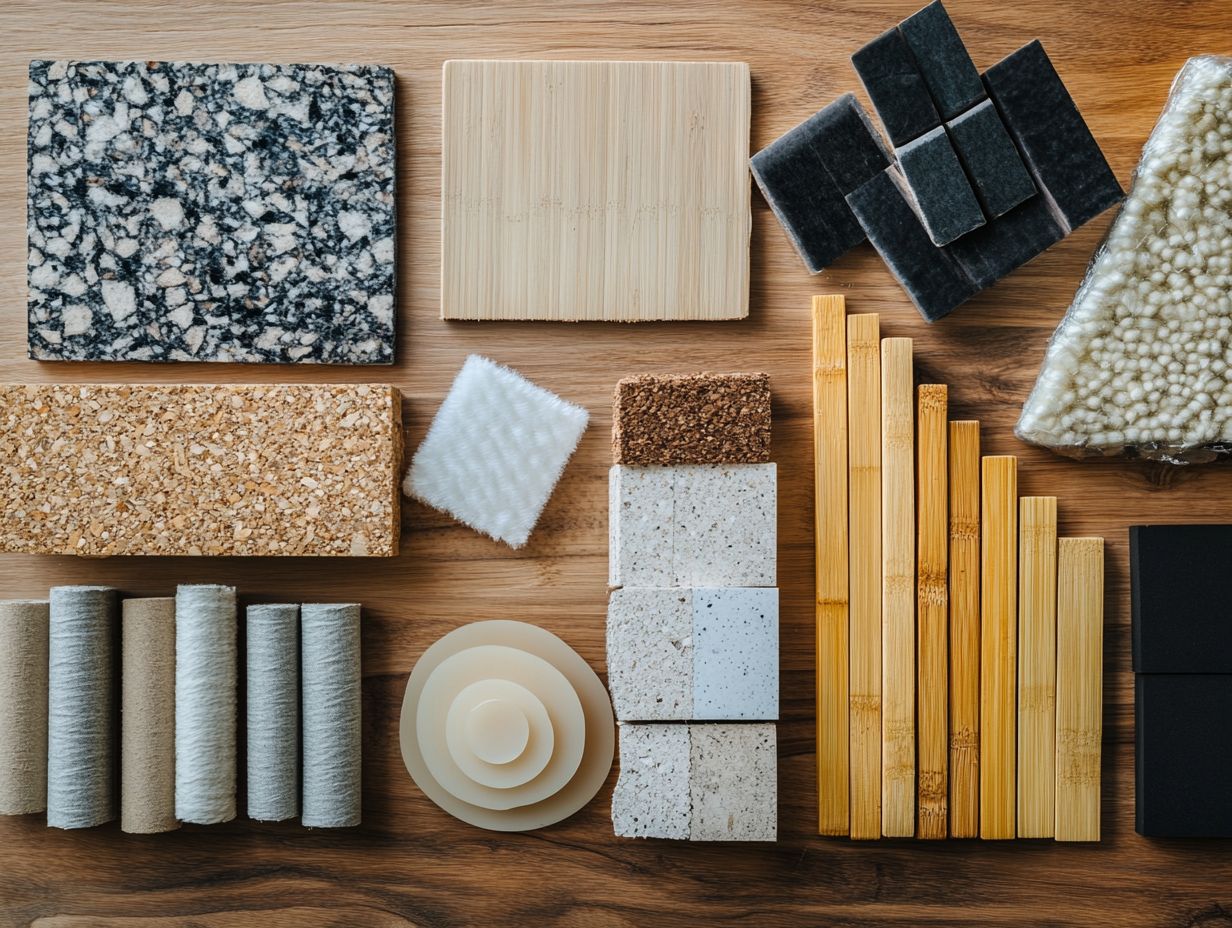 Why is it important to look for renewable materials?