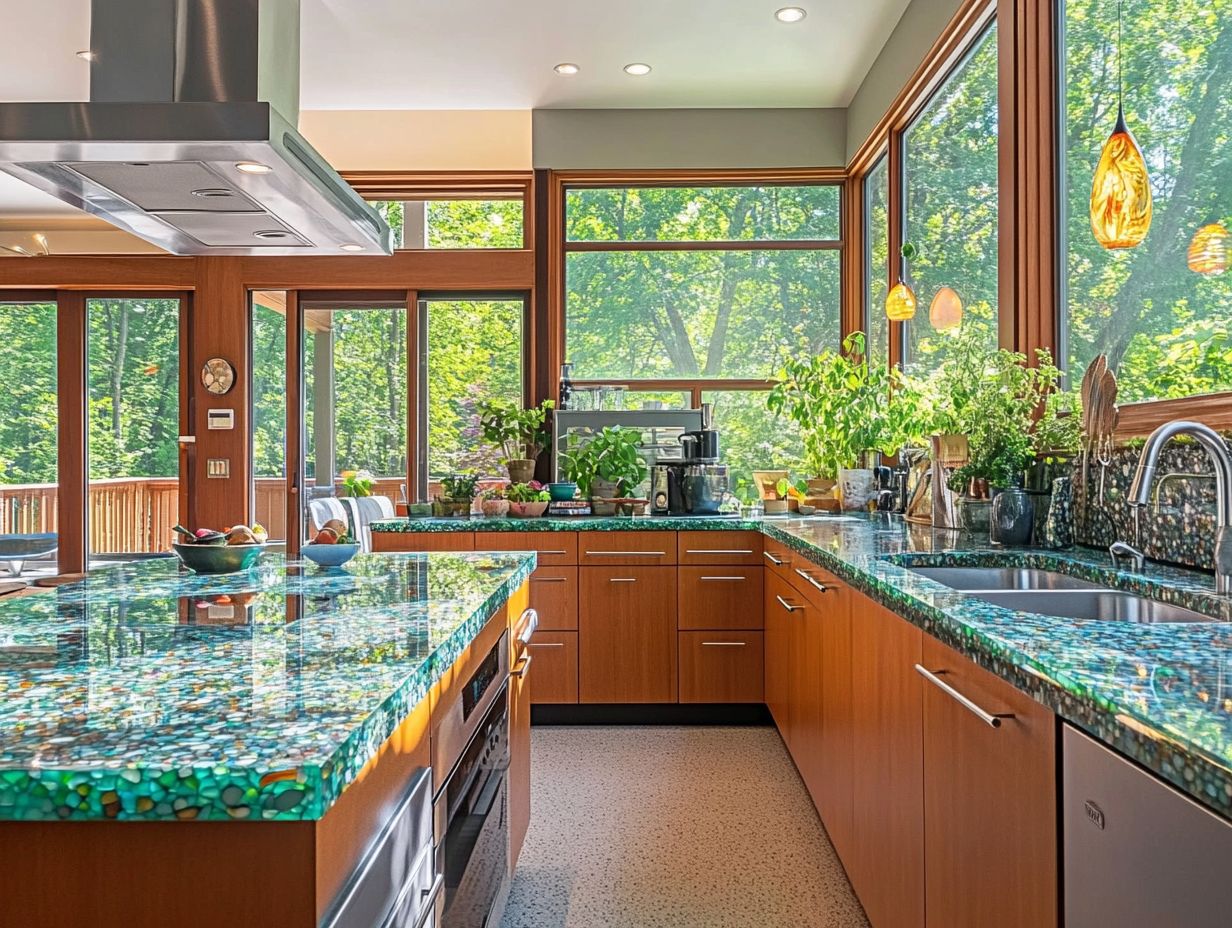 Explore the beauty of recycled glass in your home!